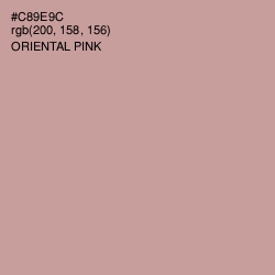 #C89E9C - Oriental Pink Color Image